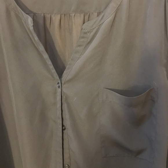 5X ELLOS BUTTON DOWN POLY SHIRT/ JACKET! - Picture 8 of 11